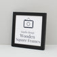 Black - Square Wooden Frames | Standard Size Frames - PhotoFramesandMore - Wooden Picture Frames