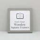 Pale Grey - Square Wooden Frames | Standard Size Frames - PhotoFramesandMore - Wooden Picture Frames