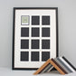 Instax Film Float Frame - Suits Twelve Instax Squares - PhotoFramesandMore - Wooden Picture Frames