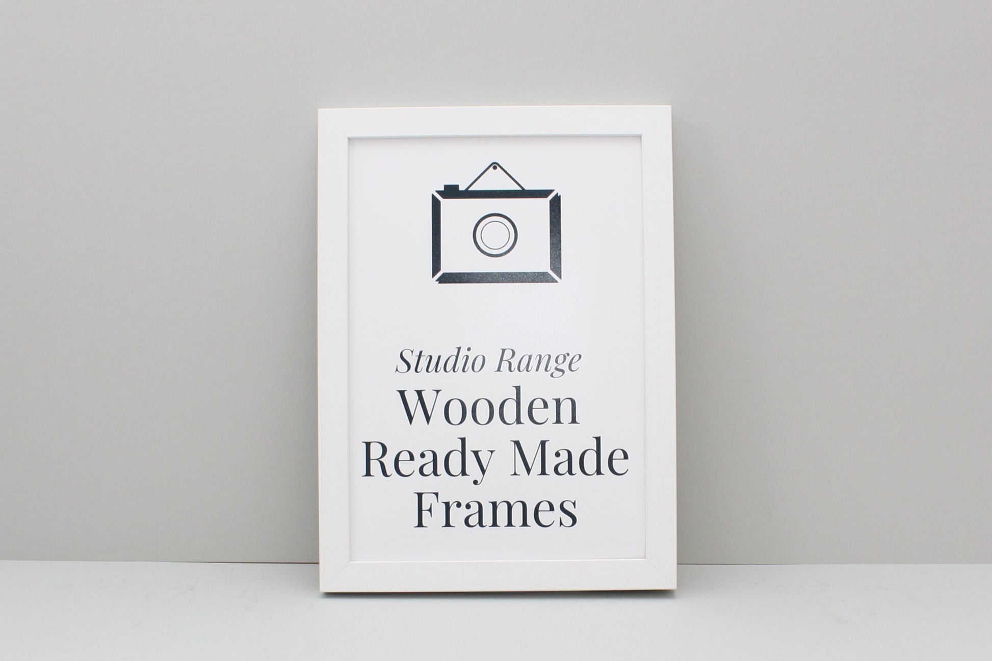 White - Wooden Ready Made Frames - PhotoFramesandMore - Wooden Picture Frames