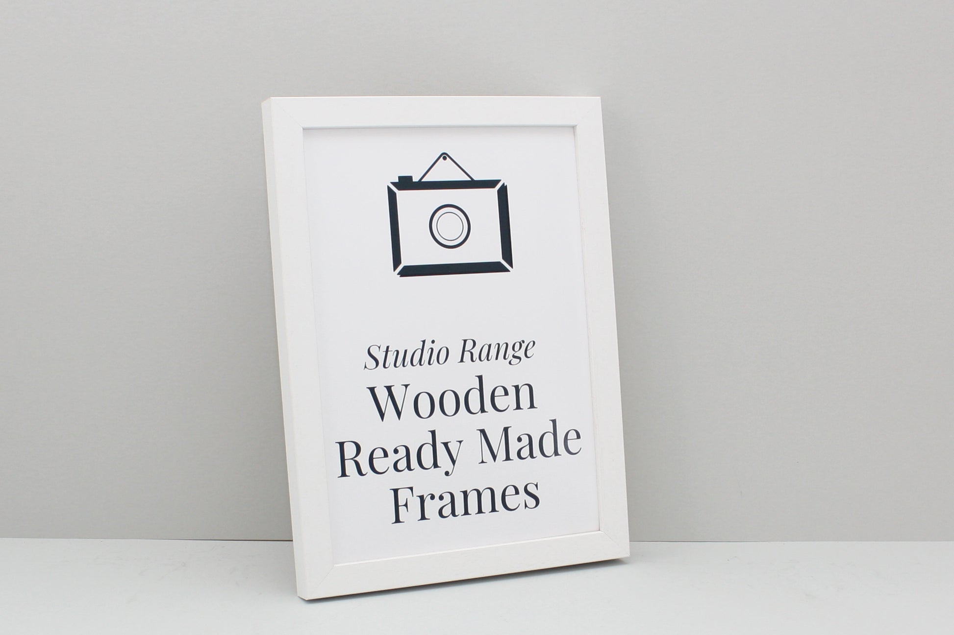 White - Wooden Ready Made Frames - PhotoFramesandMore - Wooden Picture Frames