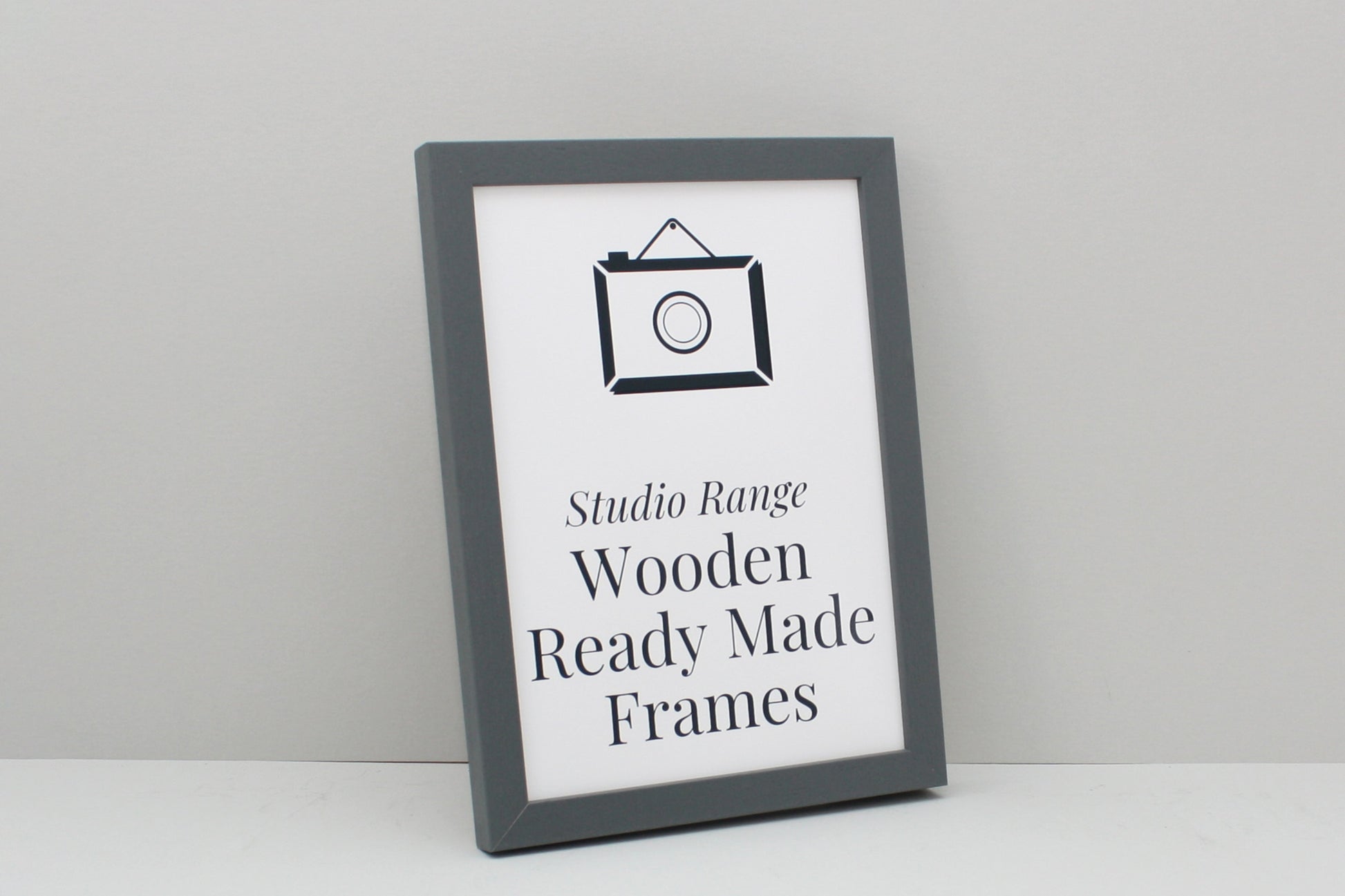 Dark Grey - Wooden Ready Made Frames - PhotoFramesandMore - Wooden Picture Frames