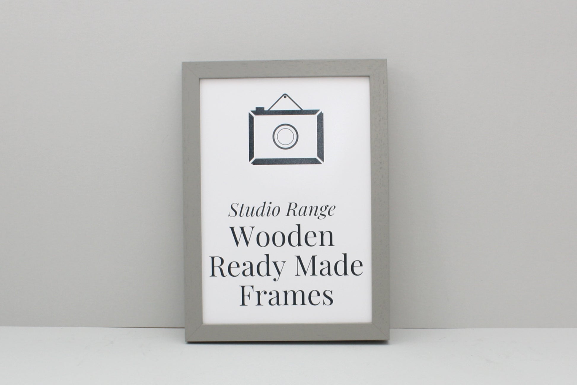 Pale Grey - Wooden Ready Made Frames - PhotoFramesandMore - Wooden Picture Frames