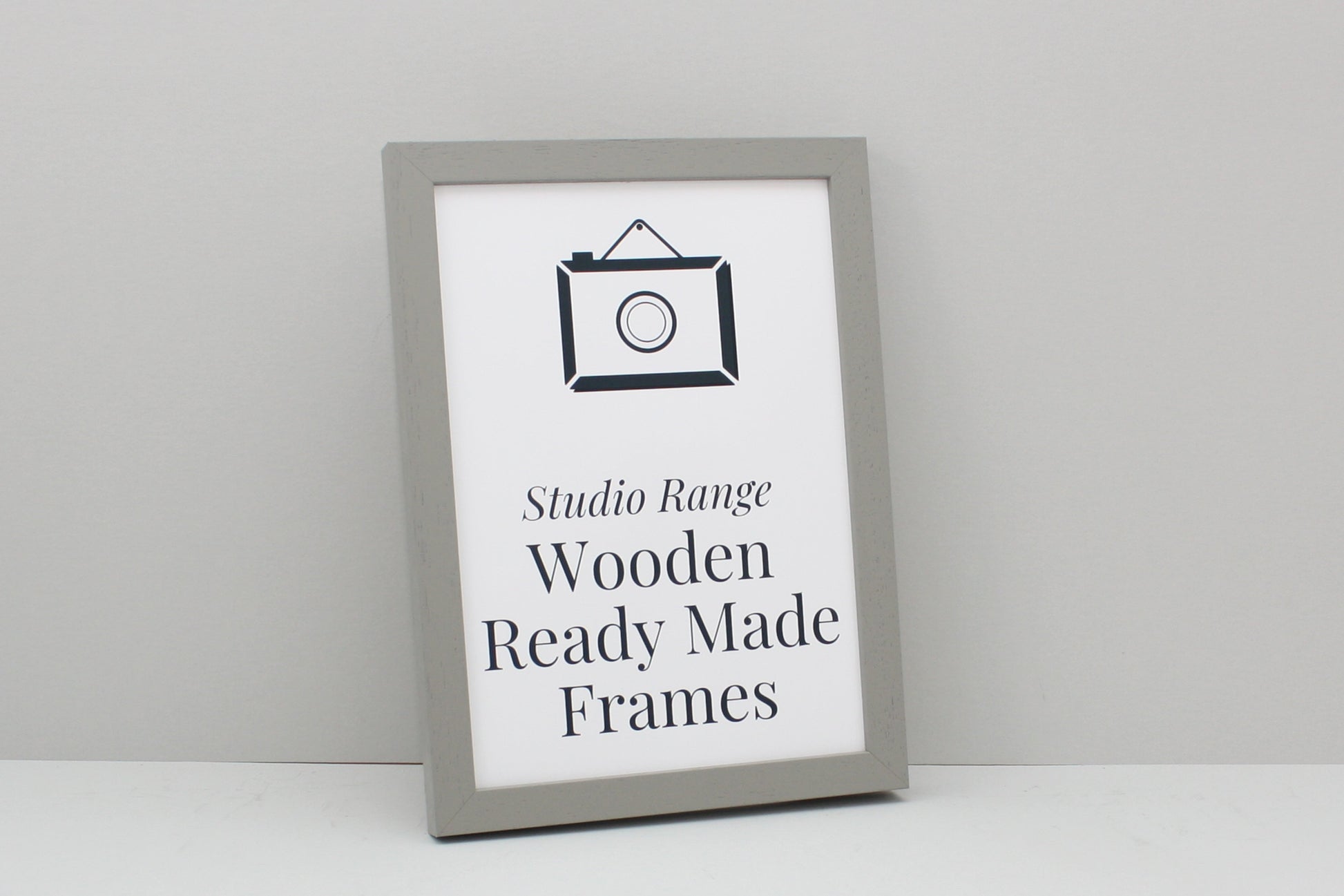 Pale Grey - Wooden Ready Made Frames - PhotoFramesandMore - Wooden Picture Frames