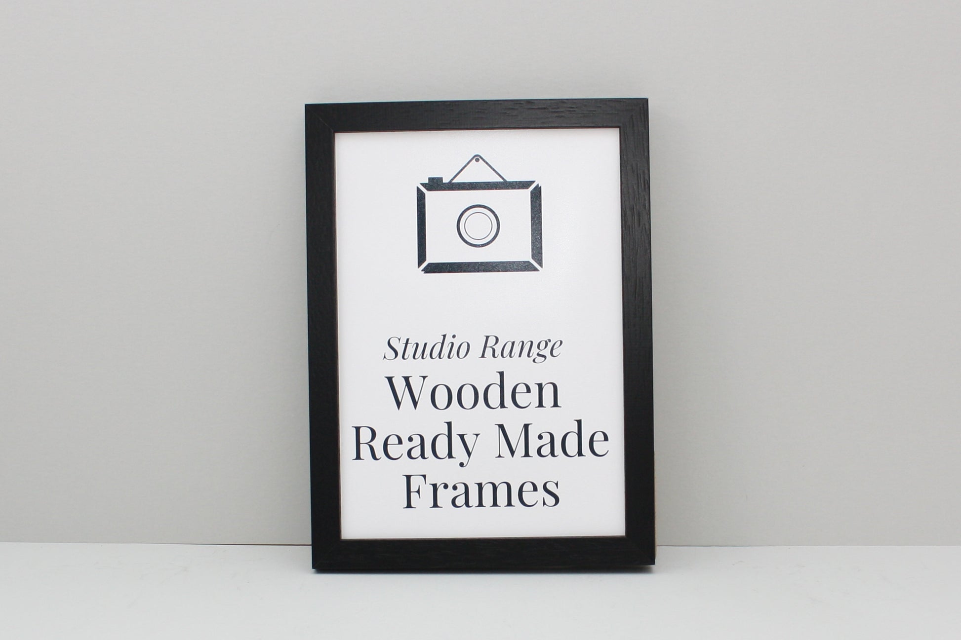 Black - Wooden Ready Made Frames - PhotoFramesandMore - Wooden Picture Frames