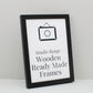 Black - Wooden Ready Made Frames - PhotoFramesandMore - Wooden Picture Frames