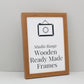 Oak Colour - Wooden Ready Made Frames - PhotoFramesandMore - Wooden Picture Frames