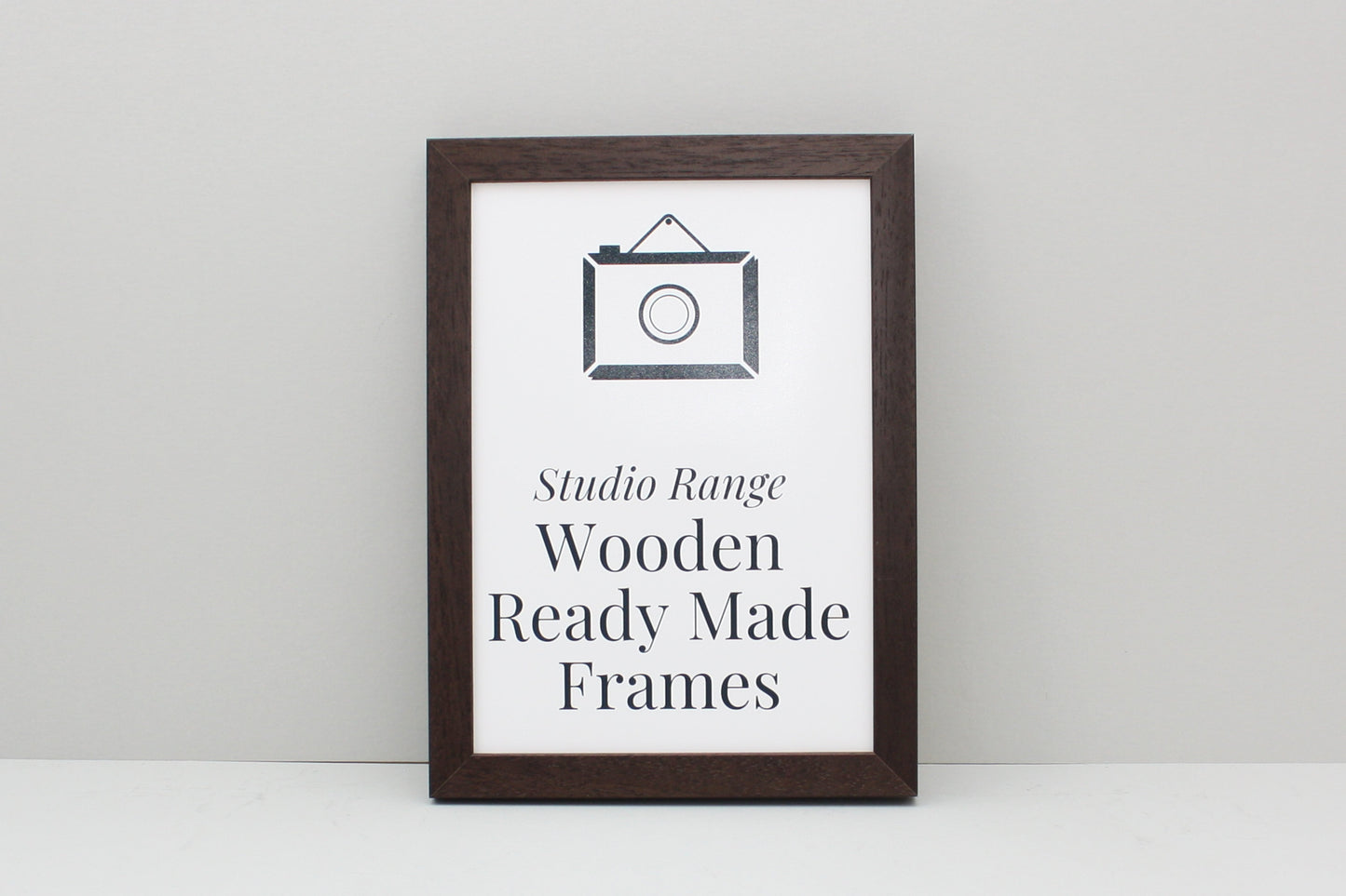 Walnut Colour - Wooden Ready Made Frames - PhotoFramesandMore - Wooden Picture Frames