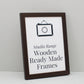 Walnut Colour - Wooden Ready Made Frames - PhotoFramesandMore - Wooden Picture Frames