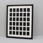 Instax Mini Multi Aperture Wooden Photo Frame. Holds Thirty-Six instax sized Photos. 40x50cm. Portrait or Landscape. - PhotoFramesandMore - Wooden Picture Frames