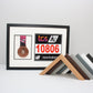 London Marathon 2024 - Medal and race number display. This frame is designed to proudly display your Medal and 20x20cm Bib. Wooden Frame. - PhotoFramesandMore - Wooden Picture Frames