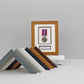 Personalised Military Medal display Frame for One Medal. 8x6" Size Frame. - PhotoFramesandMore - Wooden Picture Frames