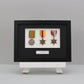 Personalised Military Medal display Frame for Three Medals. A4.  | Service Medal | War Medal | WW1 | WW2 - PhotoFramesandMore - Wooden Picture Frames