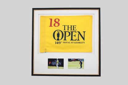 Golf Flag Display Frame, with Two 6x4" Photos.  Traditional Range.