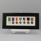 Military and Service Medal display Frame for Seven Medals. 20x50cm. Service Medals | War Medals | WW1 | WW2 | Commemorative Medals - PhotoFramesandMore - Wooden Picture Frames