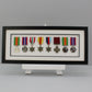 Military Medal display Frame for Eight Medals. 20x50cm. Wooden box Frame | Service Medals | War Medals | WW1 | WW2 | Commemorative Medals - PhotoFramesandMore - Wooden Picture Frames