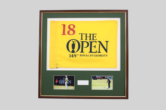 Personalised Flag Display Frame, with text box and 6x4" Photos. Traditional Range