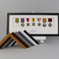 Personalised Military and Service Medal display Frame for Seven Medals. 20x50cm. Service Medals | War Medals | WW1 | WW2 | Wall Hanging - PhotoFramesandMore - Wooden Picture Frames