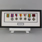 Personalised Military and Service Medal display Frame for Seven Medals. 20x50cm. Service Medals | War Medals | WW1 | WW2 | Wall Hanging - PhotoFramesandMore - Wooden Picture Frames