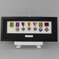 Personalised Military and Service Medal display Frame for Seven Medals. 20x50cm. Service Medals | War Medals | WW1 | WW2 | Wall Hanging - PhotoFramesandMore - Wooden Picture Frames