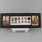 Military and Service Medal display Frame for Six Medals and two 6x4" Photographs. 20x60cm. | Service Medal | War Medal | WW1 | WW2 | D-Day - PhotoFramesandMore - Wooden Picture Frames