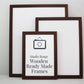 Walnut Colour - Wooden Ready Made Frames - PhotoFramesandMore - Wooden Picture Frames