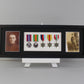 Military and Service Medal display Frame for Five Medals and one 6x4" Photograph. 20x50cm. Service Medals | War Medals | WW1 | WW2 | - PhotoFramesandMore - Wooden Picture Frames