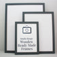 Dark Grey - Wooden Ready Made Frames - PhotoFramesandMore - Wooden Picture Frames