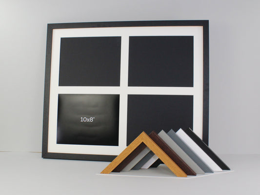 Suits Four 8x10" photos. 50x60cm. Wooden Collage Photo Frame. - PhotoFramesandMore - Wooden Picture Frames