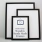 Black - Wooden Ready Made Frames - PhotoFramesandMore - Wooden Picture Frames