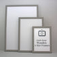 Pale Grey A-Size Frames - A1, A2, A3, A4 Size Wooden Poster Frame - PhotoFramesandMore - Wooden Picture Frames