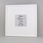 Wedding Signing Frames. 50x50cm. With 8x8inch Aperture for personalised Name/Quote or for a Photo. Wedding Guestbook. - PhotoFramesandMore - Wooden Picture Frames