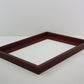 Mahogany Colour - Wooden Tray Frames. 22mm Deep. Standard Size. Floating Effect Frames for Canvases. - PhotoFramesandMore - Wooden Picture Frames