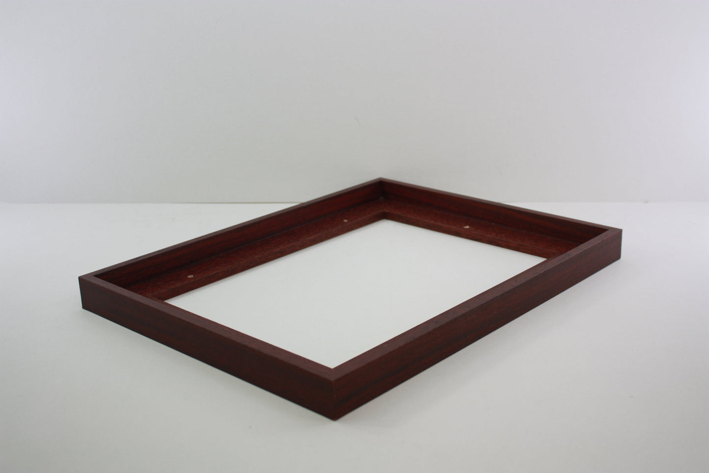 Mahogany Colour - Wooden Tray Frames. 22mm Deep. Standard Size. Floating Effect Frames for Canvases. - PhotoFramesandMore - Wooden Picture Frames