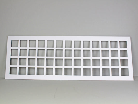 Instax Square Photo Mount. To Suit Fifty-Two 62mmx62mm sized Photos. Outer Mount size 35x100cm. Portrait or Landscape.