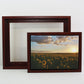 Mahogany - 40mm Deep Canvas Tray Frames.  Standard Sizes. Floating Effect Frames for Canvases. - PhotoFramesandMore - Wooden Picture Frames