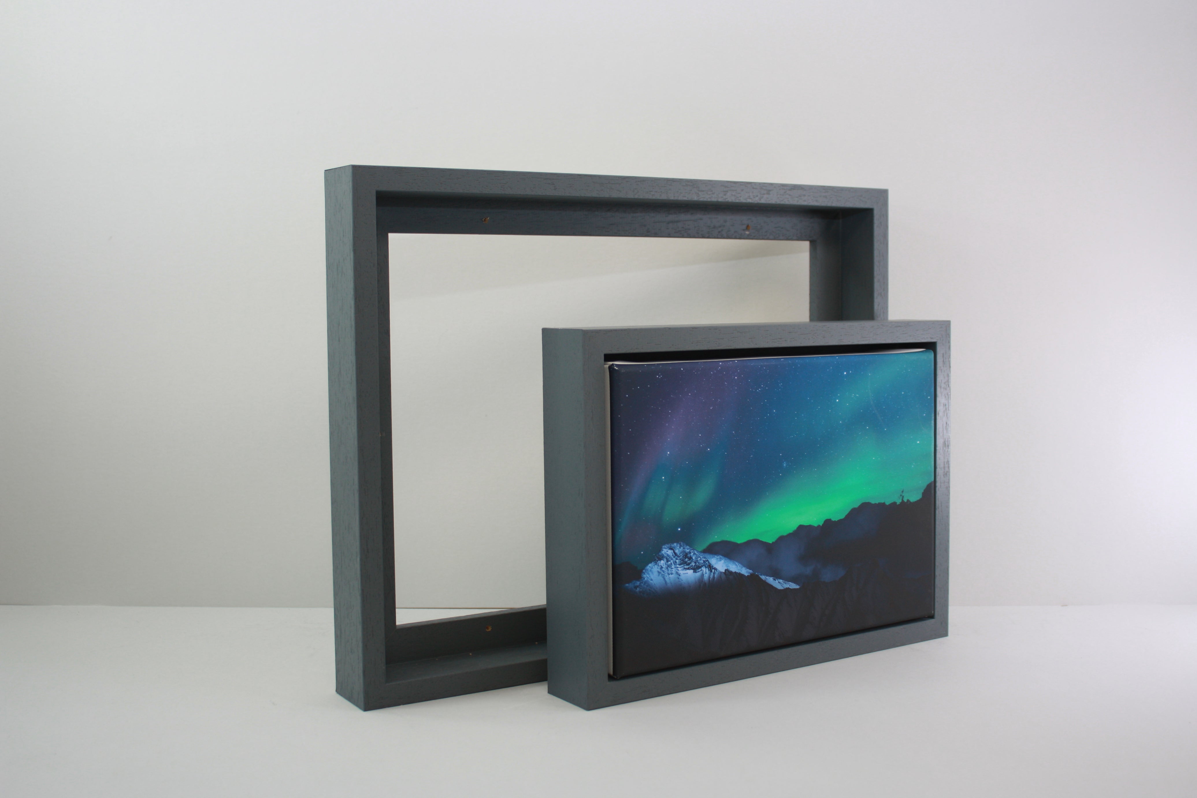 Wooden Tray Frames. 40mm Deep. Floating Effect Frames for Canvases ...