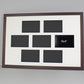 Suits Seven 6x4" photos. 40x60cm. Wooden Multi Aperture Photo Frame. - PhotoFramesandMore - Wooden Picture Frames