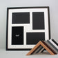 Suits Four 9x6" photos. 50x50cm. Wooden Multi Aperture Photo Frame. - PhotoFramesandMore - Wooden Picture Frames