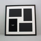 Suits Four 9x6" photos. 50x50cm. Wooden Multi Aperture Photo Frame. - PhotoFramesandMore - Wooden Picture Frames