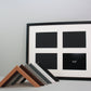 Suits Four 5x7" Photos.40x50cm. Wooden Multi Aperture Photo Frame. - PhotoFramesandMore - Wooden Picture Frames