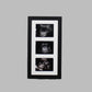 Baby Scan Photo Frame - Multi aperture Frame for Three Scan sized Photos.  Handmade. Baby Shower Gift | Pregnancy Announcement