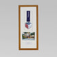 Personalised Medal Frame with Apertures for Medal, 6x4" Landscape Photo and Text. Marathon Display 2026
