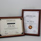 Traditional Style Graduation Frame. Suits Two A4 Certificates - PhotoFramesandMore - Wooden Picture Frames