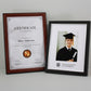 Traditional Style Graduation Frames for Mounted University Pictures - PhotoFramesandMore - Wooden Picture Frames