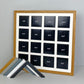 Suits Sixteen 4x4" photos. 50x50cm. Wooden Multi Aperture Photo Frame. - PhotoFramesandMore - Wooden Picture Frames