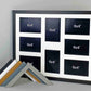 Suits Eight 6x4" Photos. 40x50cm Multi Aperture Photo Frame. - PhotoFramesandMore - Wooden Picture Frames