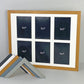 Suits Six 5x7" Photos. 40x50cm. Wooden Multi Aperture Photo Frame. - PhotoFramesandMore