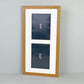 Suits Two 8x6" Photos. 25x50cm. Wooden Multi picture Frame - PhotoFramesandMore