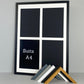 Suits Four A4 Photos / Certificates. 50x70cm. Multi Aperture Photo Frame. - PhotoFramesandMore - Wooden Picture Frames